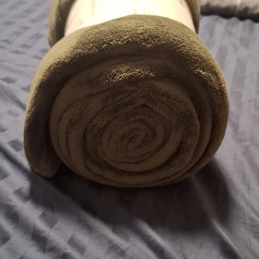 Trattviva IKEA queen/king green/gray bedspread